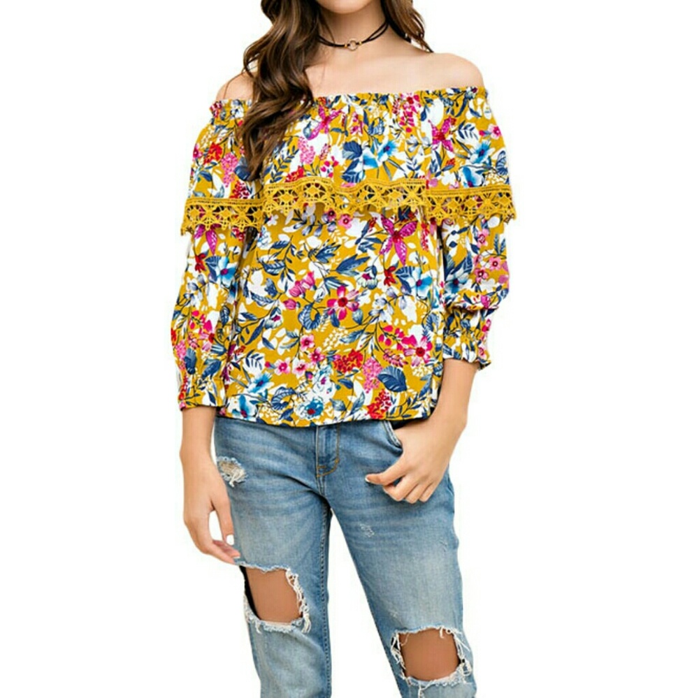 Floral top🌸🏵🌺🌻