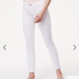 🆕 Loft white ankle skinny jeans