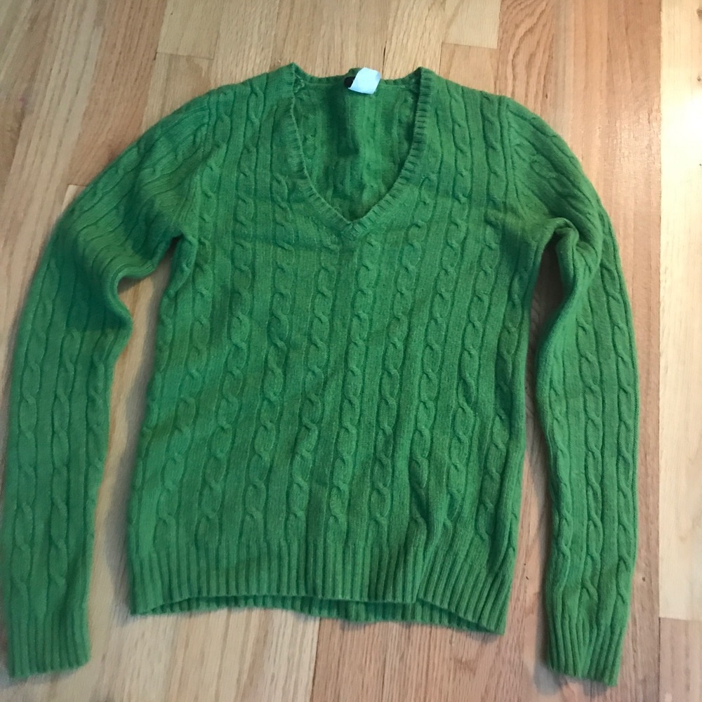 Cable knit J Crew sweater