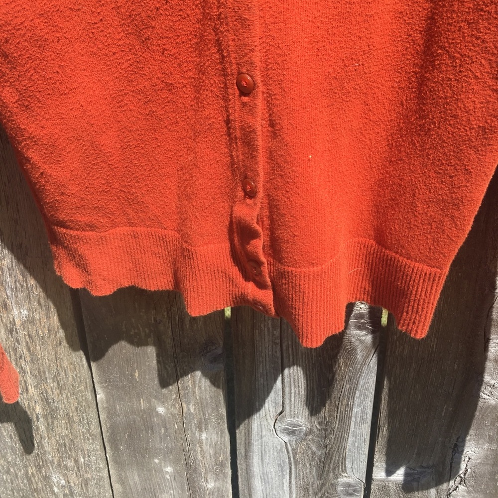 Rust Colored Cardigan - Picture 4 of 5