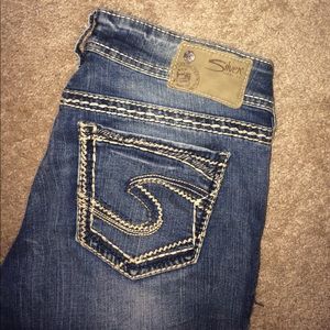 Silver jeans