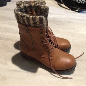 Tan boots