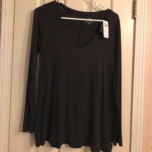 NWT! Hollister Black long sleeve shirt!