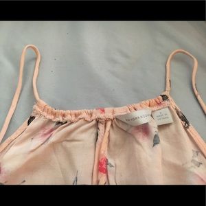 Floral sleeveless High- Low dress