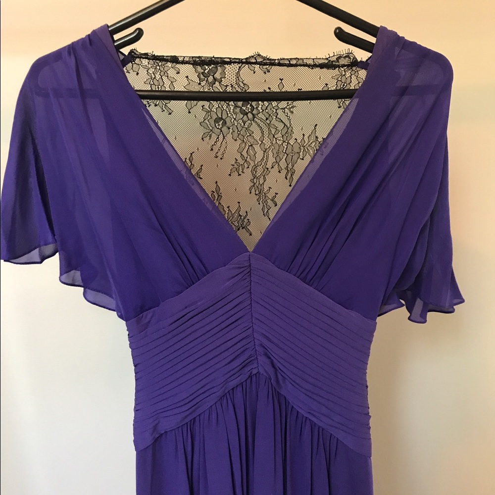 BCBG Maxazria Purple hi-low dress