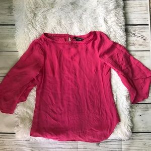 White House Black Market Wide Sleeve Blouse