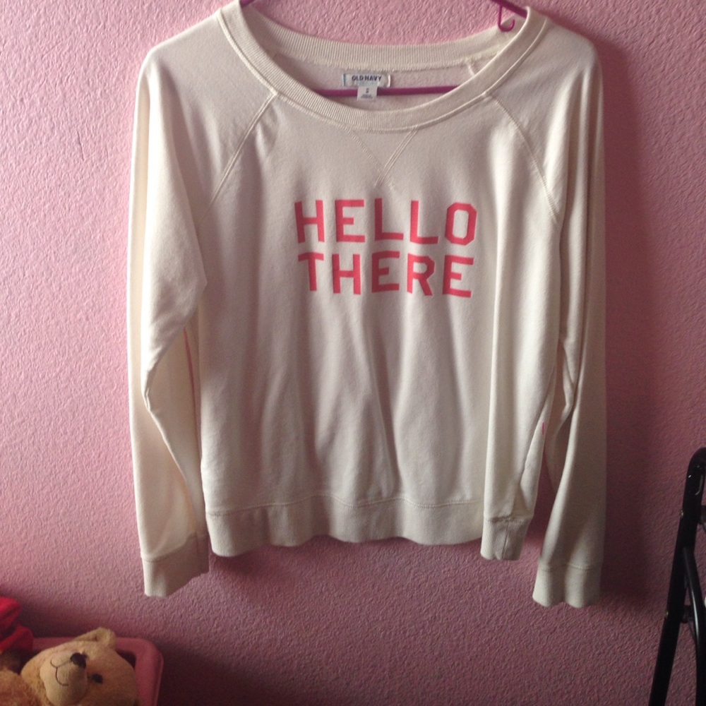 Old Navy Hello There crew neck sweater