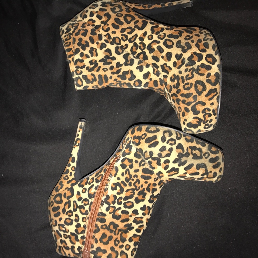 Leopard Booties