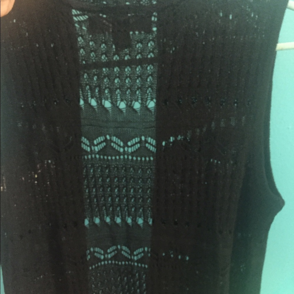 Sleeveless long Kimono