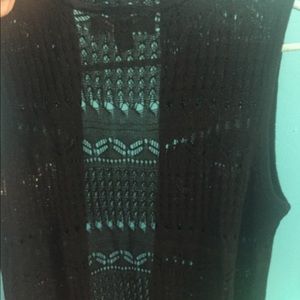 Sleeveless long Kimono