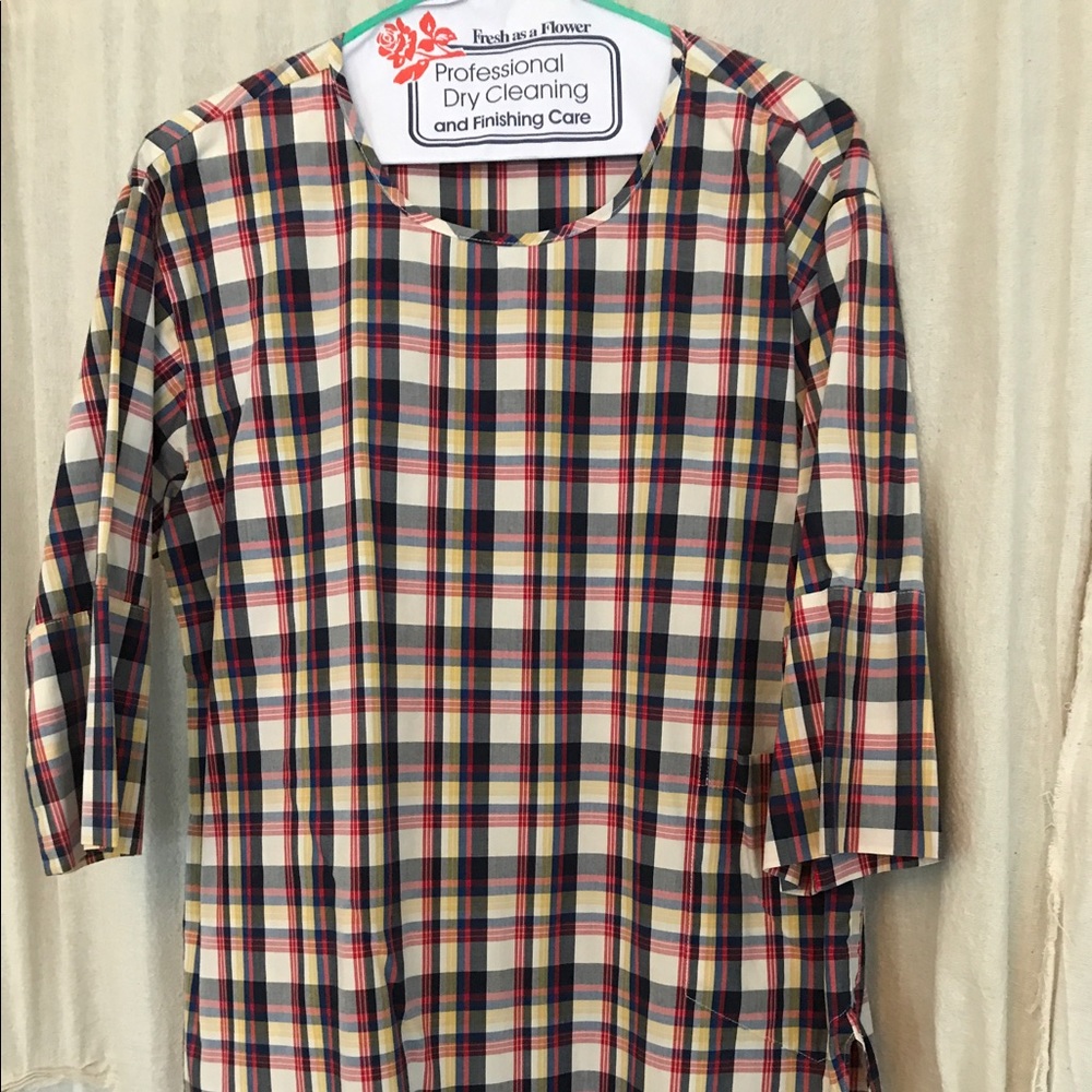 Steven Alan oversized plaid shirt
