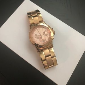 Rose gold Michael Kors watch
