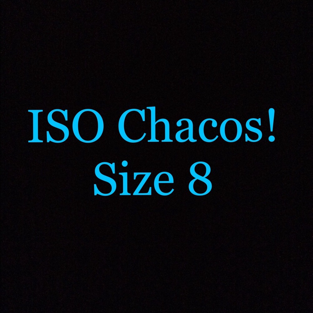 ISO Chaocs. Size 7 or 8