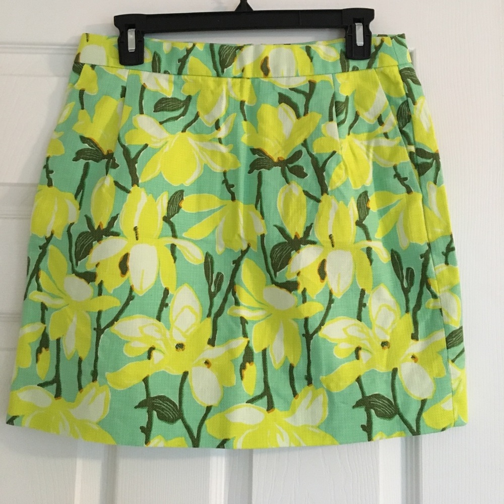 Bright, Colorful J. Crew skirt worn once- size 4