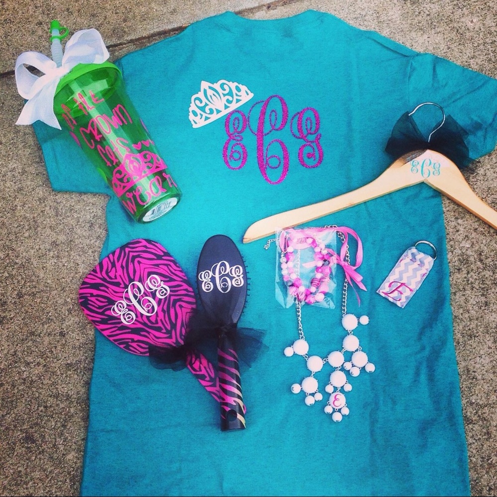 Customized monogrammed items