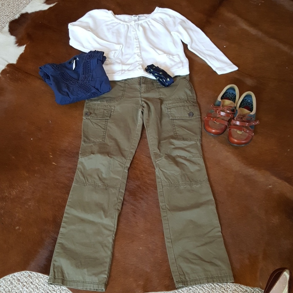 Banana Republic Green Cargo Pants