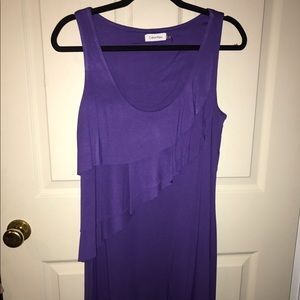 Purple Calvin Klein Mini Dress NWOT Size 10