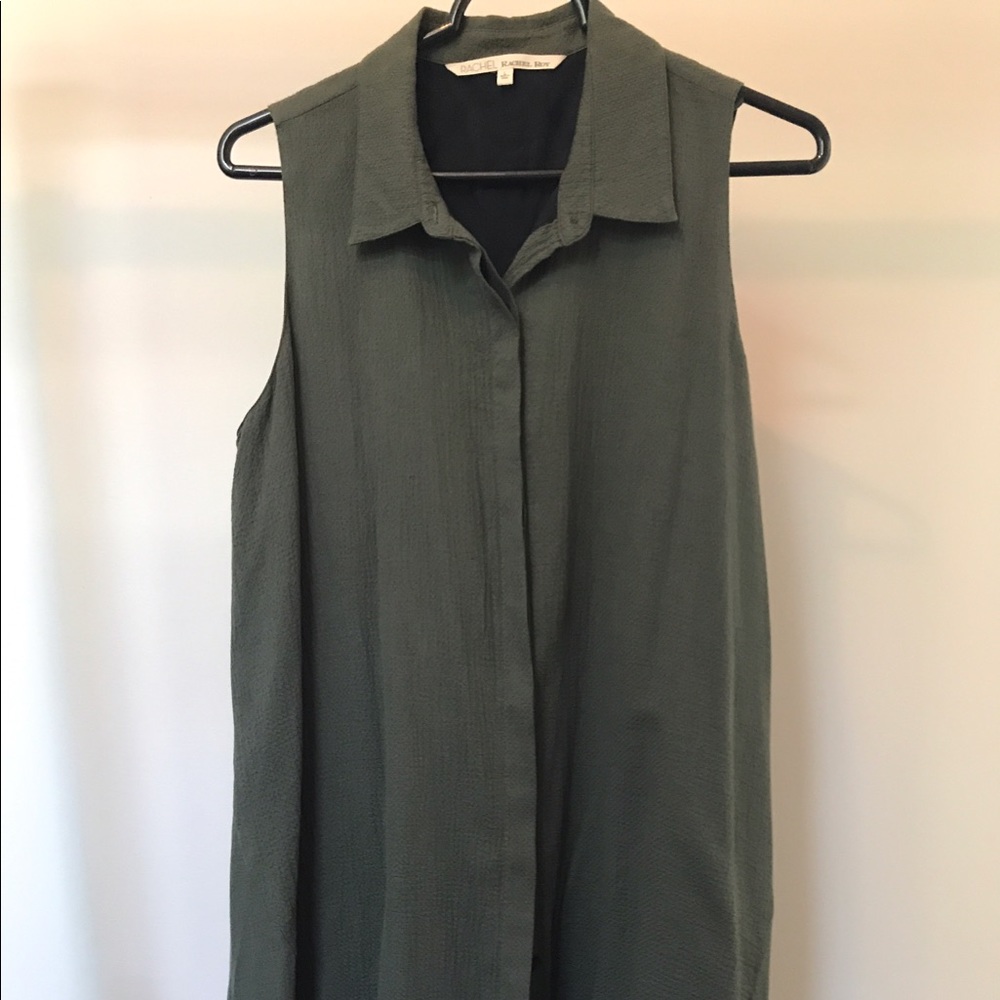 Rachel Roy Green Shirt Dress