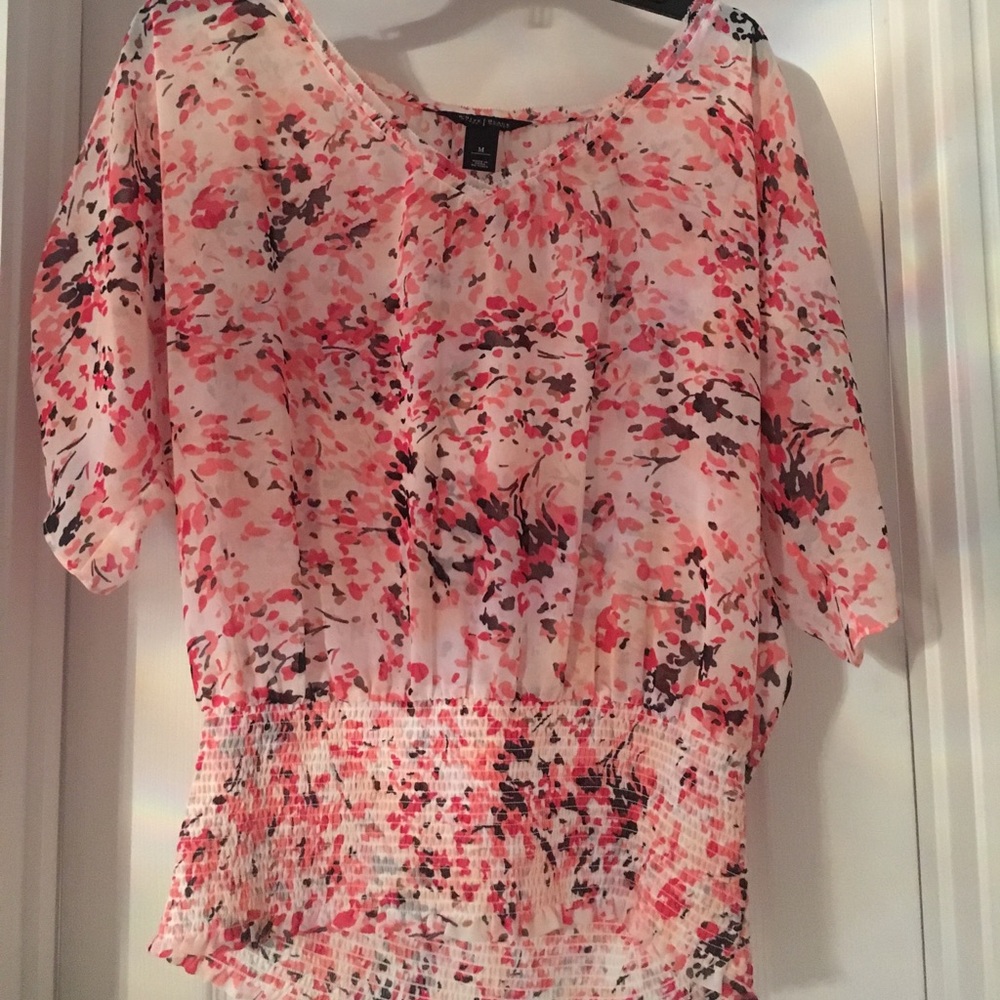 White House black-market blouse. Sheer.