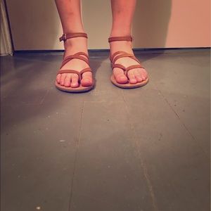 Light brown Strap Sandals