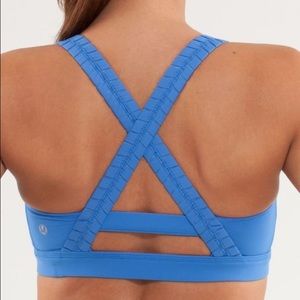 Lululemon Blue Inner Heart Bra Size 6