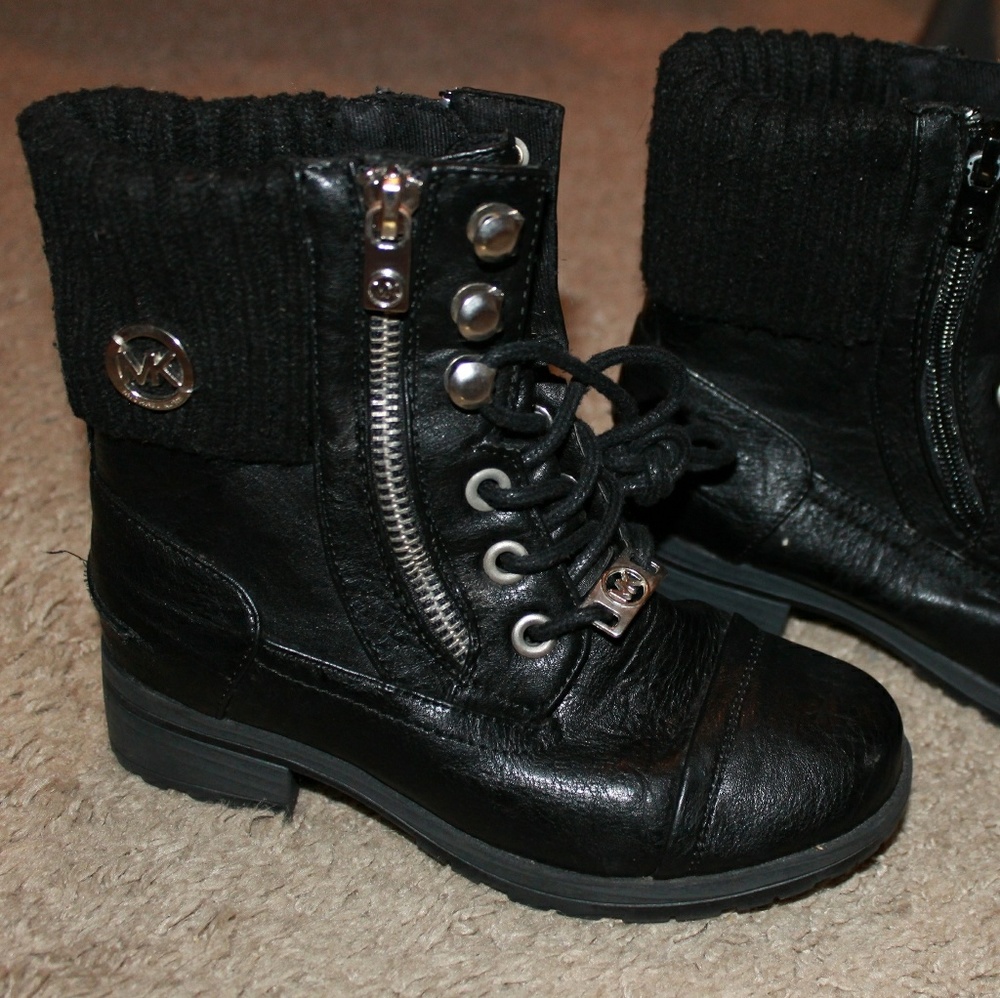 Black (girl) Michael Kors boots