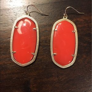 Kendra Scott red earrings