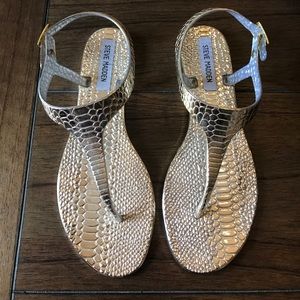 Steve Madden Sandals- gold