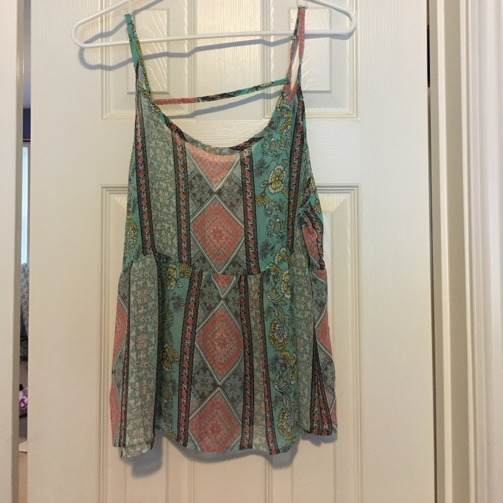 Patterned Flowy Tank top from Boho Blu