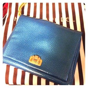 Henri Bendel Patent leather wristlet