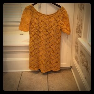 Goldenrod mini dress