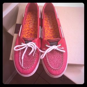 Pink Glitter Sperry Top-Sider