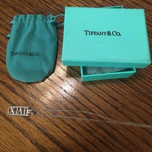 Roman numeral Tiffany & Co necklace