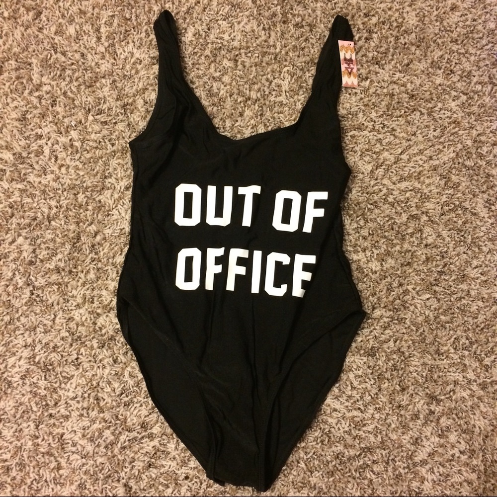 NWT One Piece low back swimsuit