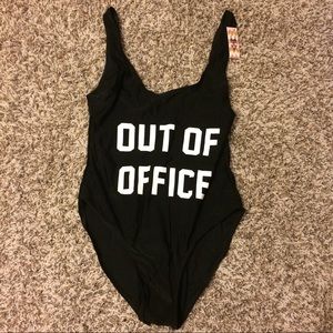 NWT One Piece low back swimsuit