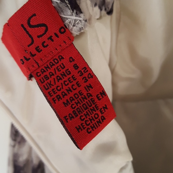 Gown black & Ivory chiffon - Picture 4 of 6