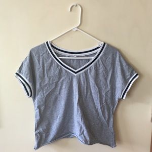 Striped Short-Sleeved T-Shirt