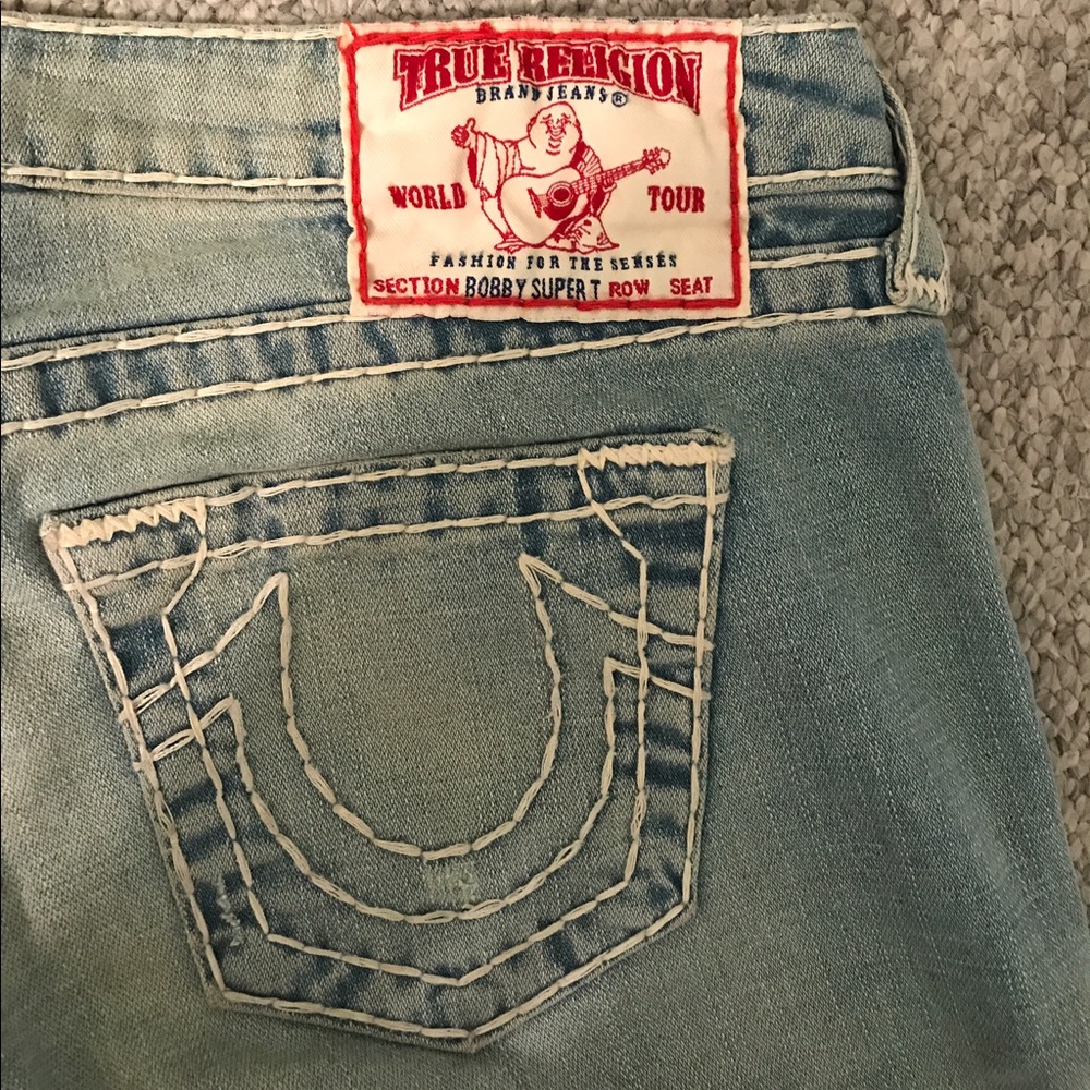 True Religion jeans in light wash