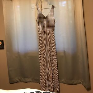 Long stripped dress