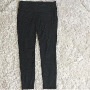 Athleta Heather Black Leggings
