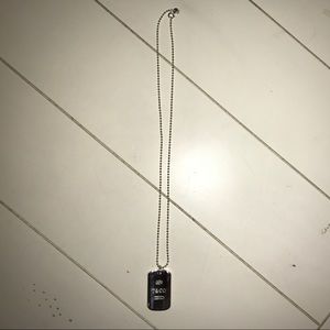 Tiffany & Co Dog Tag Necklace