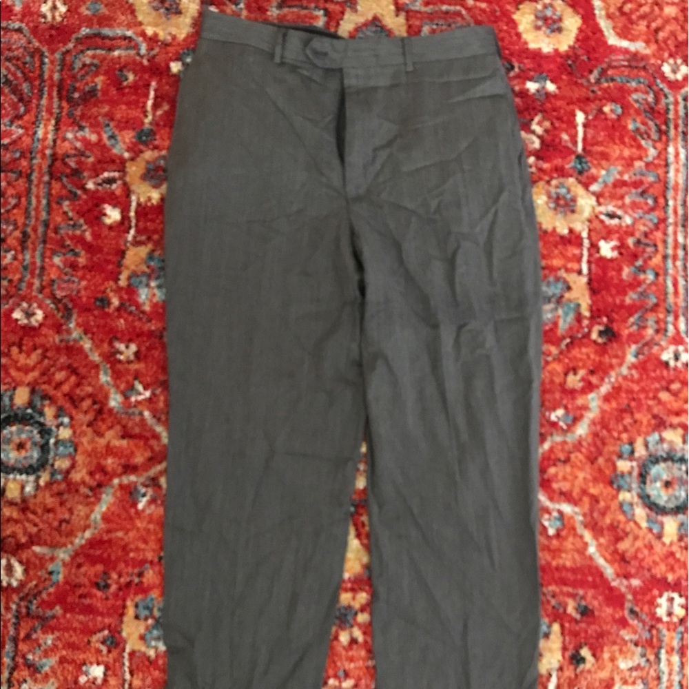 Gray men's dress pant