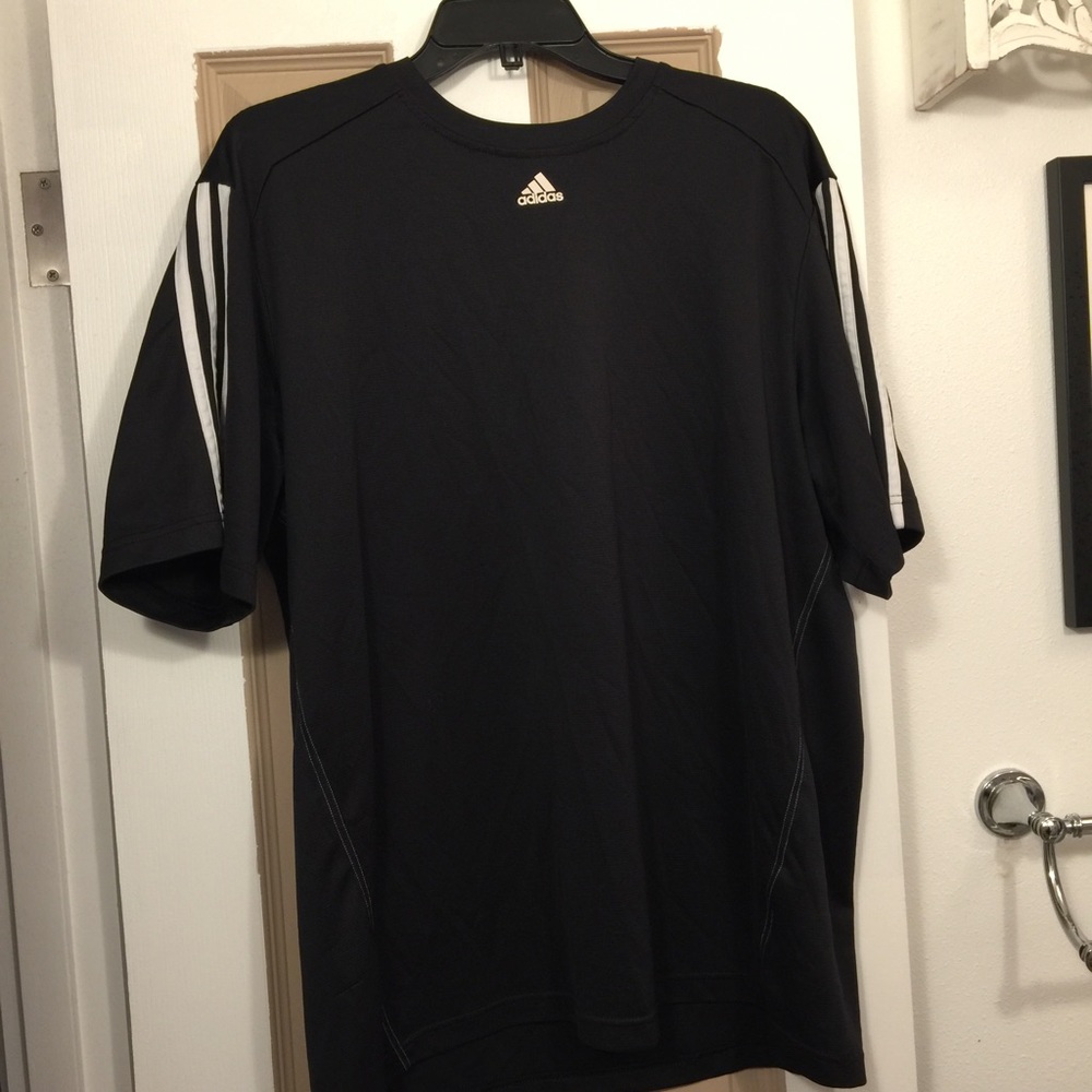 Adidas Black pullover Tee Jersey