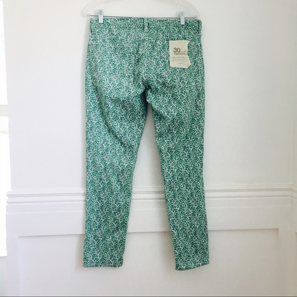 NWT J. Crew floral jeans - Picture 4 of 7