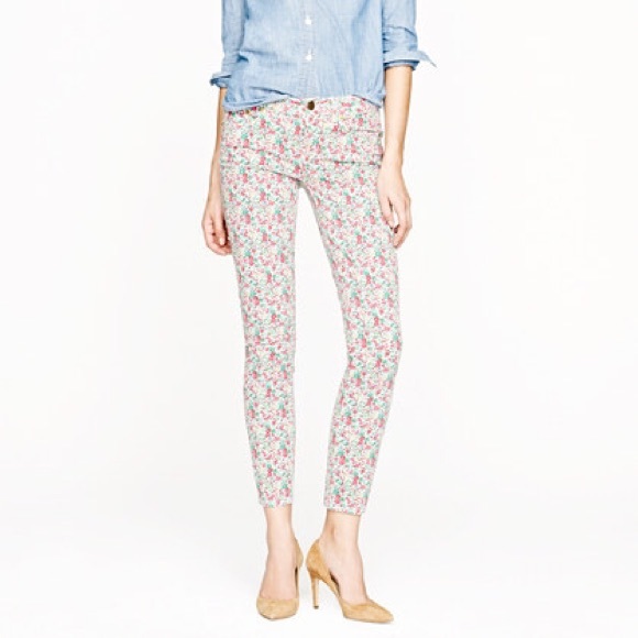 NWT J. Crew floral jeans - Picture 7 of 7