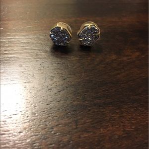 Kendra Scott glitter stud earrings