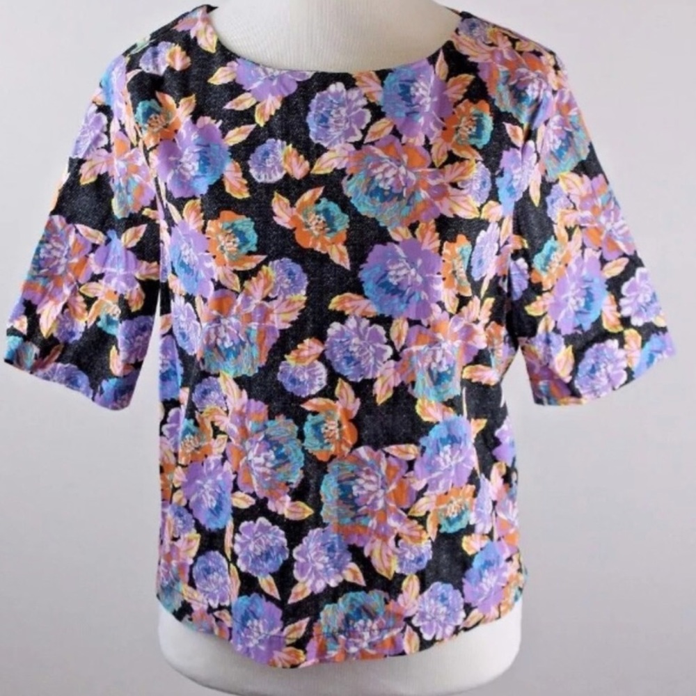 Anthropologie Ella Moss Floral Top