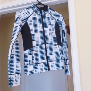 black and white jacket