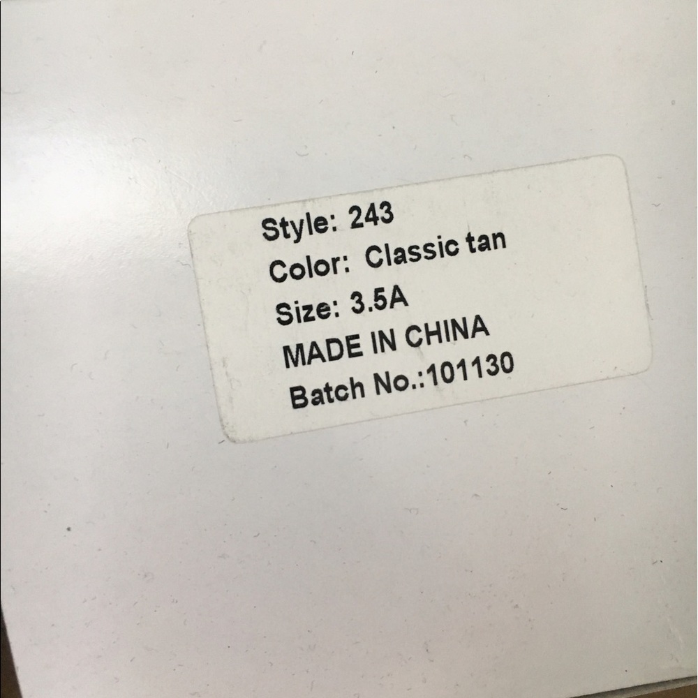Liberts tan jazz shoe