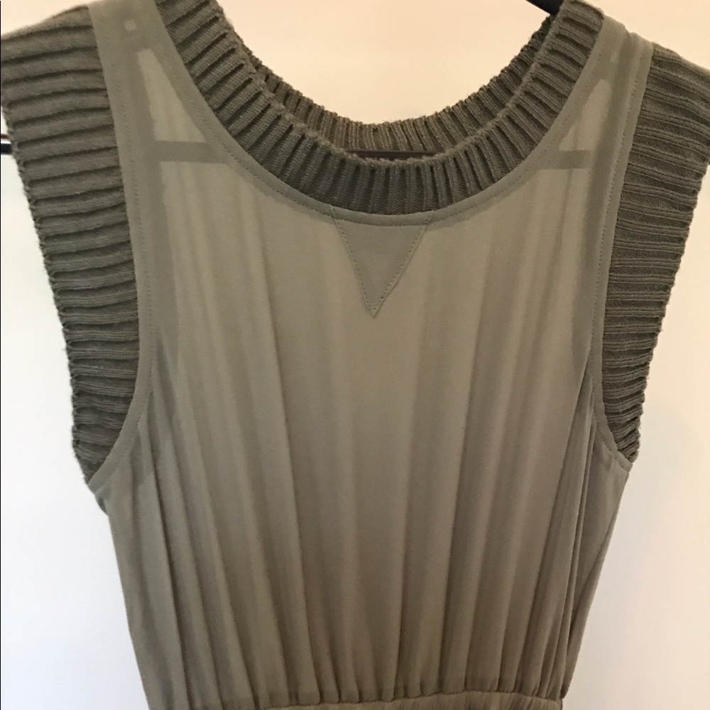 Bar III  Green High-Low dress - Picture 2 of 4